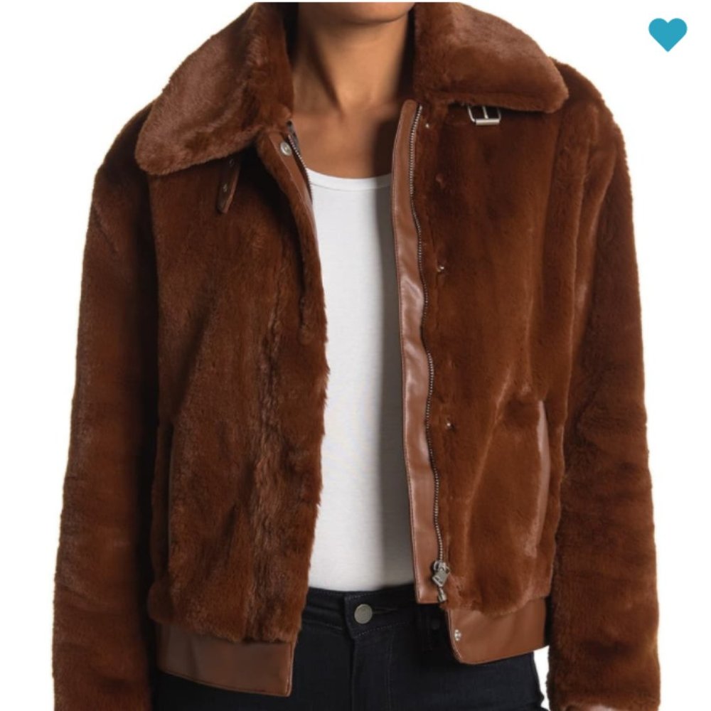 BRAND NEW Bagatelle Faux Fur Jacket